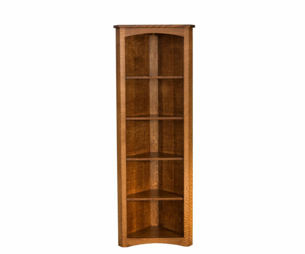 Mission Corner Bookcase