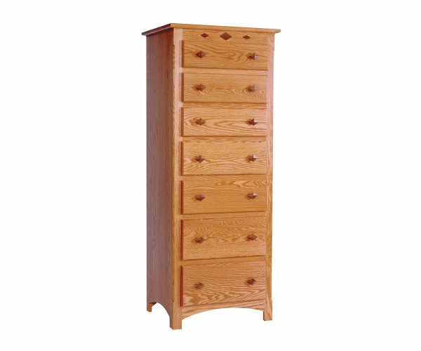 Century Mission 7 Drawer Lingerie Chest