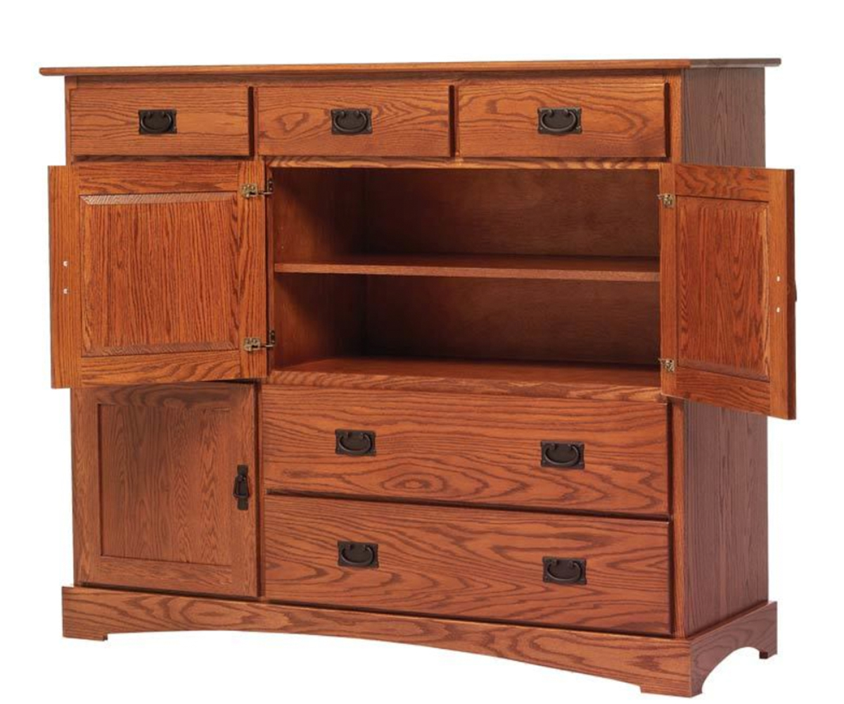 Old English Mission Grande Door Chest - Image 2