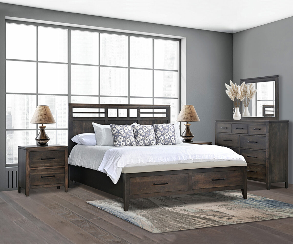 Oslo Panel Bed With Drawer Units - Image 4