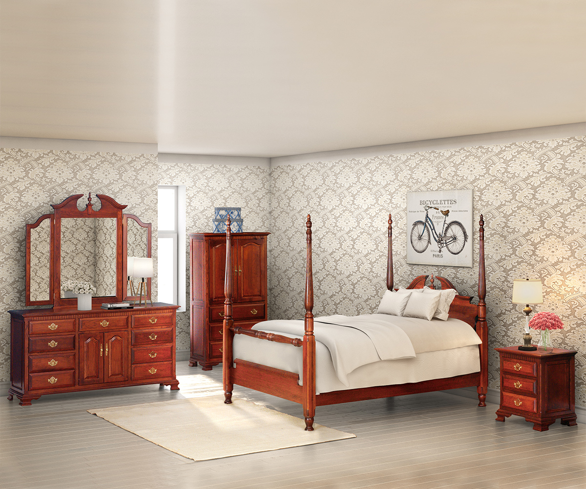 Victoria's Tradition Pilaster Bed - Image 2