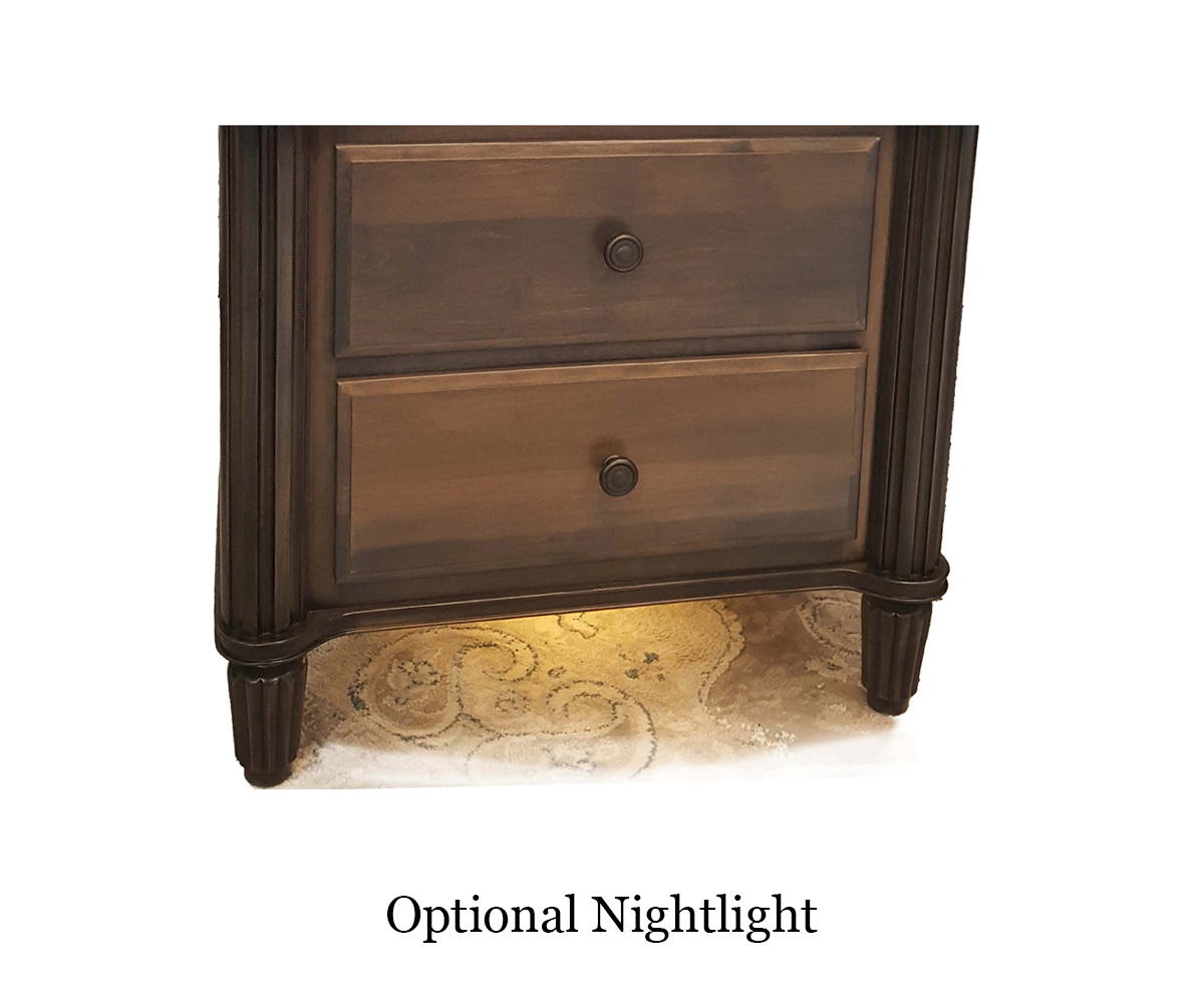 Old English Mission Nightstand - Image 5
