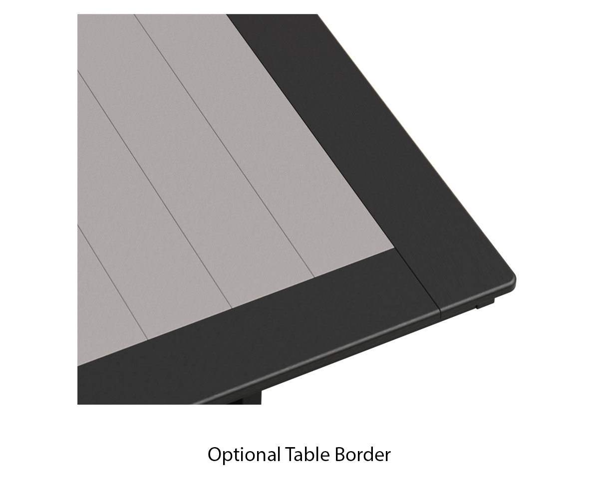 96'' Classic Rectangle Dining Height Table - Image 4