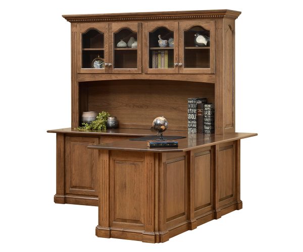 Signature Corner Desk and Hutch