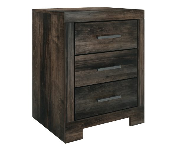Zane Three Drawer Nightstand