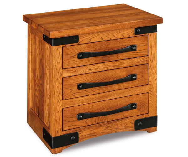 Orewood 3 Drawer Nightstand - 25"W