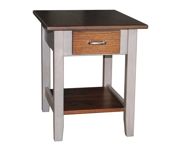 2-Tone Shaker End Table