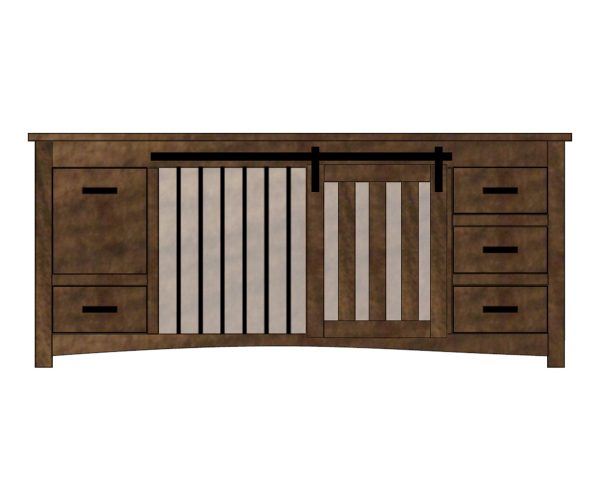 Legacy Medium Single Barn Door Crate