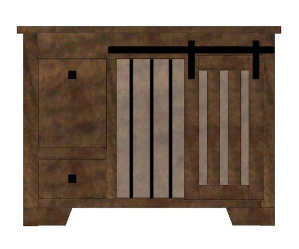 Legacy Medium Single Barn Door Crate