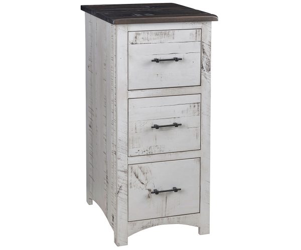 Barn Floor 3 Drawer File Cabinet