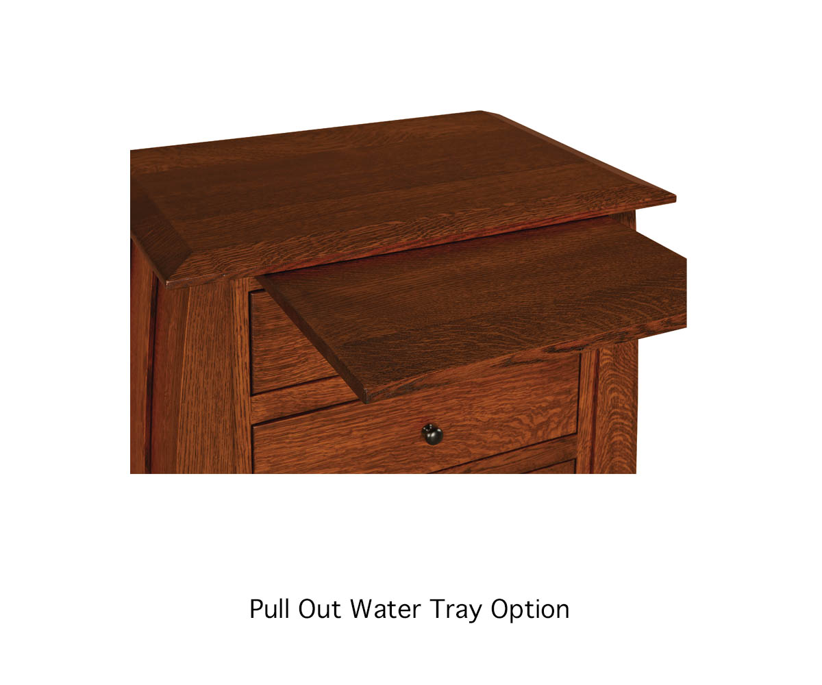 Boulder Creek 1 Drawer 1 Door Nightstand - Image 4