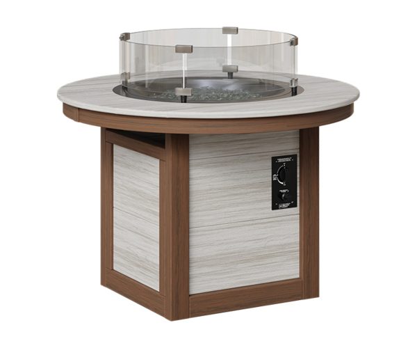 38" Round Classic Fire Coffee Table