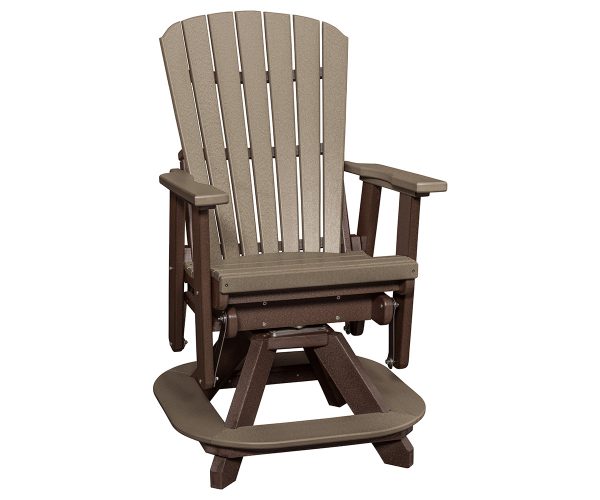 Fan Back Balcony Swivel Glider