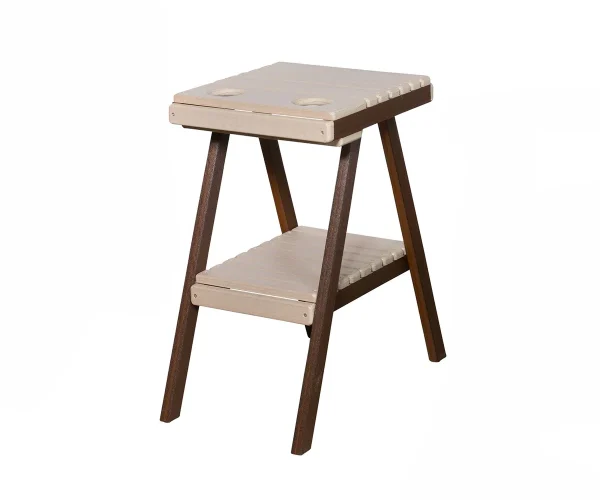 Slatted Balcony End Table