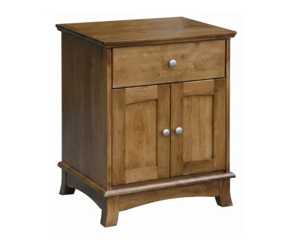 Crescent One Drawer Two Door Nightstand