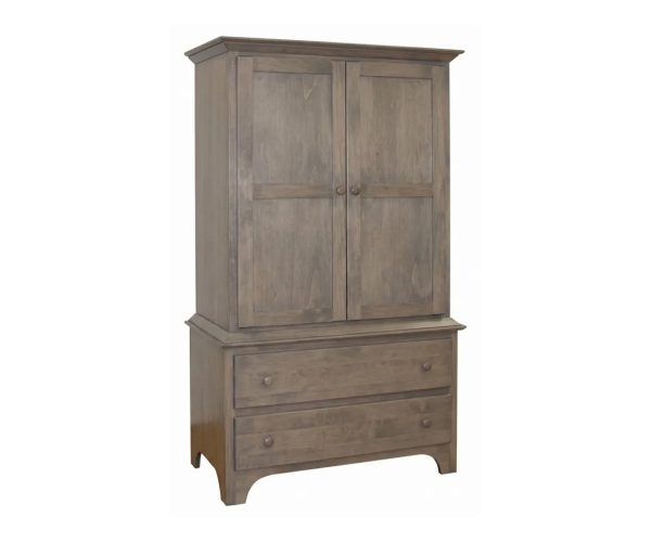Shaker Two Piece Armoire