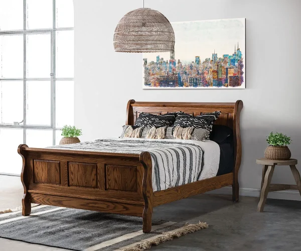 Classic Raised Panel Sleigh Bedroom Collection