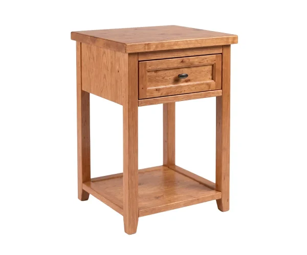 Farmhouse One Drawer Open Nightstand