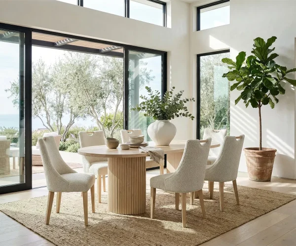 Rainier Double Pedestal Dining Collection