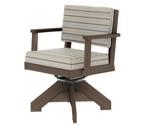 Bellaire Swivel Spring Dining Chair