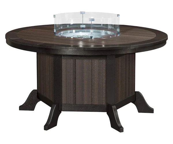 Jade Dining Table with Fire Ring - 60"