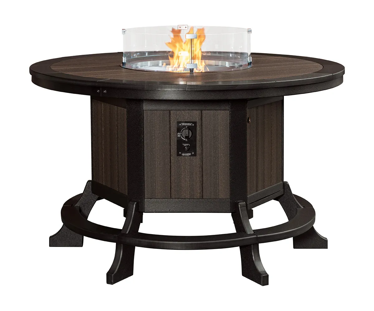 Jade Counter Table with Fire Ring - 60"