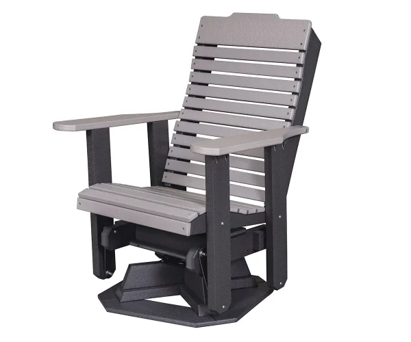 High Back Curve Back Swivel Glider
