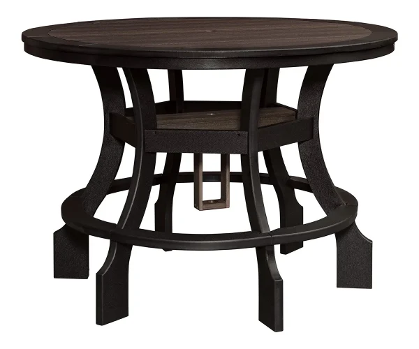 Charity Bar Table with Border - 60"