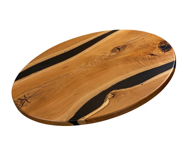 Black White Oak Slab